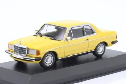 Mercedes-Benz 230CE (W123) Baujahr 1976 gelb 1:43 Minichamps