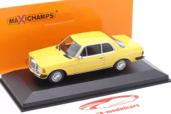 Mercedes-Benz 230CE (W123) Baujahr 1976 gelb 1:43 Minichamps