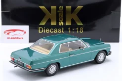 Mercedes-Benz 280C/8 (W114) Coupe Baujahr 1969 grün metallic 1:18 KK-Scale