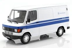 Mercedes-Benz 208 D Kastenwagen Mercedes Service 1988 weiß / blau 1:18 KK-Scale