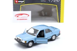 Mercedes-Benz 190E 2.6 Baujahr 1987 diamantblau 1:24 Bburago
