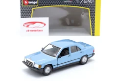 Mercedes-Benz 190E 2.6 Baujahr 1987 diamantblau 1:24 Bburago