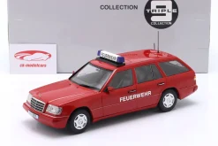 Mercedes-Benz E-Klasse T-Modell (S124) Feuerwehr 1995 rot 1:18 Triple9