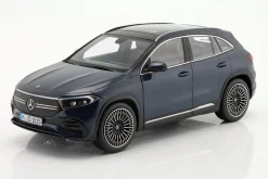 Mercedes-Benz EQA Baujahr 2021 denimblau metallic 1:18 NZG