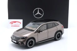 Mercedes-Benz EQE SUV (X294) Baujahr 2023 samtbraun metallic 1:18 NZG