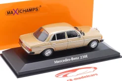 Mercedes-Benz 230E (W123) Baujahr 1982 gold metallic 1:43 Minichamps