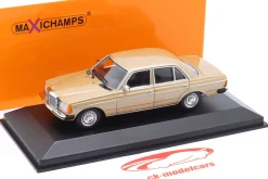 Mercedes-Benz 230E (W123) Baujahr 1982 gold metallic 1:43 Minichamps