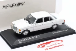Mercedes-Benz 230E (W123) Baujahr 1982 weiß 1:43 Minichamps