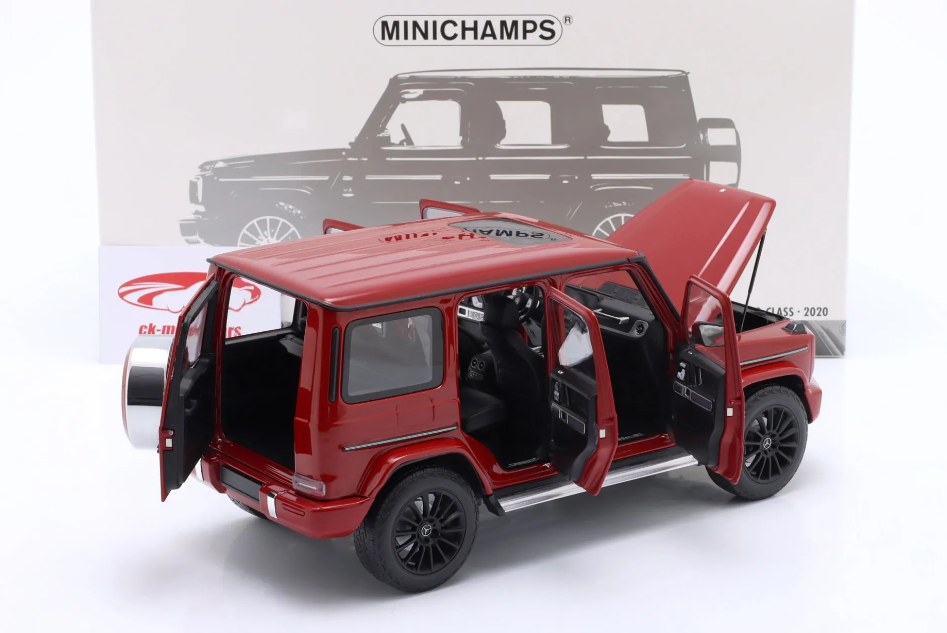 Mercedes-Benz G-Klasse (W463) Baujahr 2020 rot 1:18 Minichamps