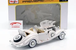 Mercedes Benz 500 K Specialroadster Bj. 1936 weiß 1:18 Maisto