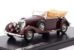 Mercedes-Benz 500K (W29) Cabriolet C 1934-1936 rotbraun 1:43 Matrix