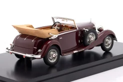 Mercedes-Benz 500K (W29) Cabriolet C 1934-1936 rotbraun 1:43 Matrix