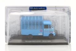 Mercedes-Benz L-319D Transporter Biona Baujahr 1963 blau 1:43 Altaya