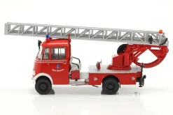 Mercedes-Benz L319 Feuerwehr Walsrode mit Drehleiter rot 1:43 Altaya