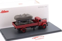 Mercedes-Benz L 3500 Porsche Renndienst Baujahr 1960 rot 1:43 Schuco