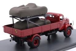 Mercedes-Benz L 3500 Porsche Renndienst Baujahr 1960 rot 1:43 Schuco