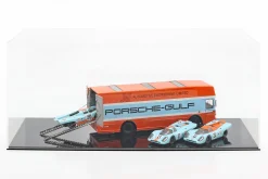Mercedes-Benz O 317 Porsche Gulf Renntransporter Baujahr 1968 1:43 Schuco