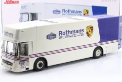 Mercedes-Benz O 317 Renntransporter Rothmans Porsche weiß 1:18 Schuco