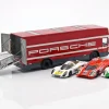 Mercedes-Benz O 317 Renntransporter Porsche Motorsport rot 1:43 Schuco