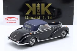 Mercedes-Benz 300 SC Cabriolet (W188) Softtop 1957 dunkelblau 1:18 KK-Scale