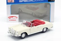 Mercedes-Benz 280 SE Baujahr 1967 cremeweiß 1:18 Maisto