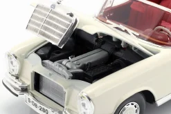 Mercedes-Benz 280 SE Baujahr 1967 cremeweiß 1:18 Maisto