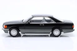 Mercedes-Benz 500 SEC (C126) Baujahr 1985 schwarz 1:18 KK-Scale
