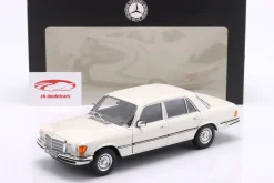 Mercedes-Benz 350 SEL (W116) Baujahr 1973-1980 weiß 1:18 Norev