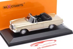 Mercedes-Benz 280 SE 3.5 (W111) Baujahr 1970 gold metallic 1:43 Minichamps