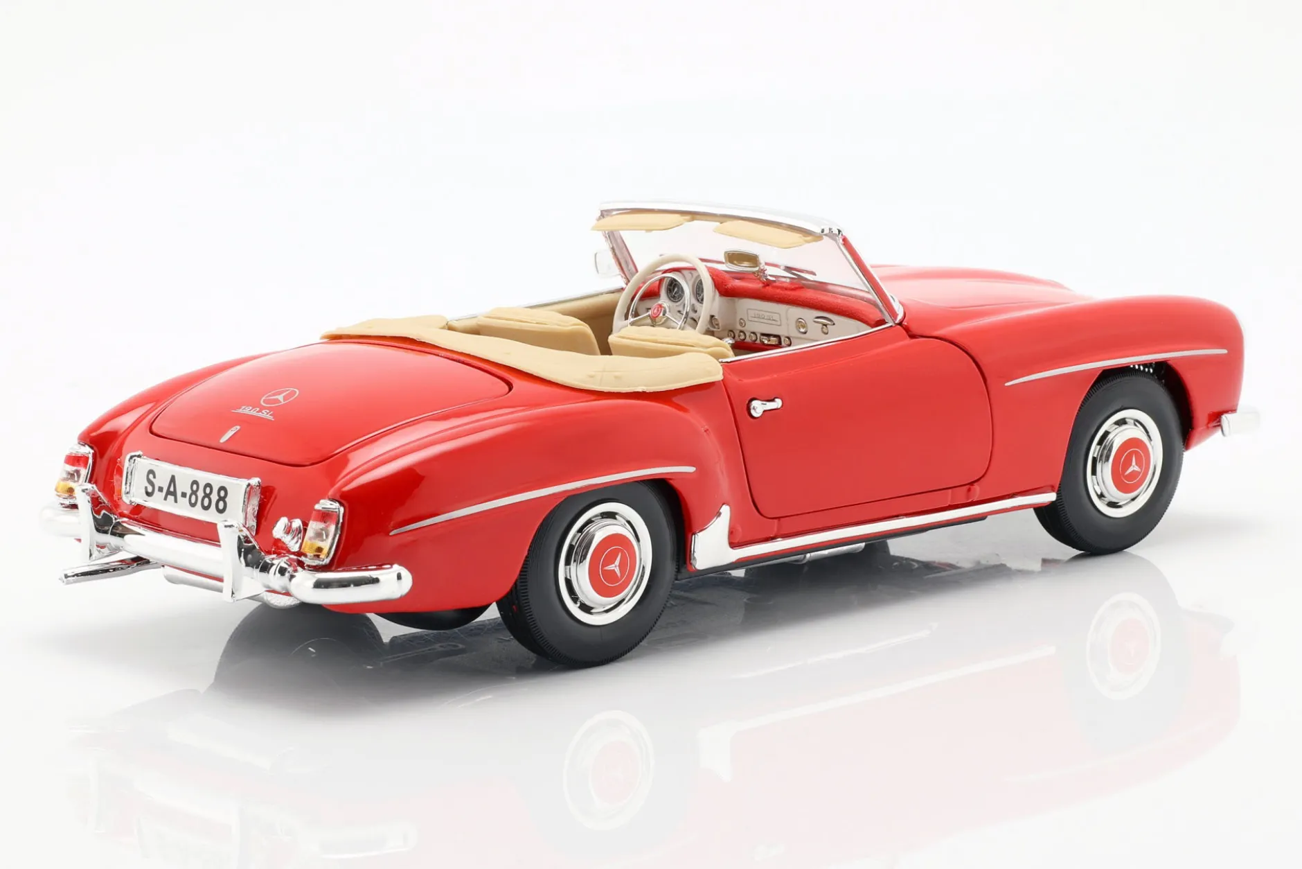 Mercedes-Benz 190 SL Baujahr 1955 rot 1:18 Maisto