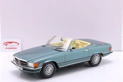 Mercedes-Benz 380SL Cabriolet (R107) Baujahr 1983 grün metallic 1:12 Matrix