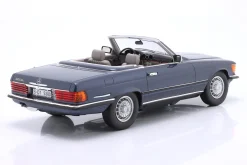 Mercedes-Benz 380SL Cabriolet (R107) Baujahr 1983 blau metallic 1:12 Matrix