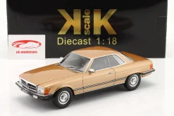 Mercedes-Benz 450 SLC (C107) Baujahr 1973 gold metallic 1:18 KK-Scale