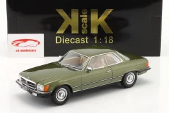 Mercedes-Benz 450 SLC (C107) Baujahr 1973 grün metallic 1:18 KK-Scale