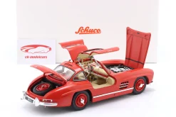 Mercedes-Benz 300 SL Coupe (W198) rot 1:18 Schuco
