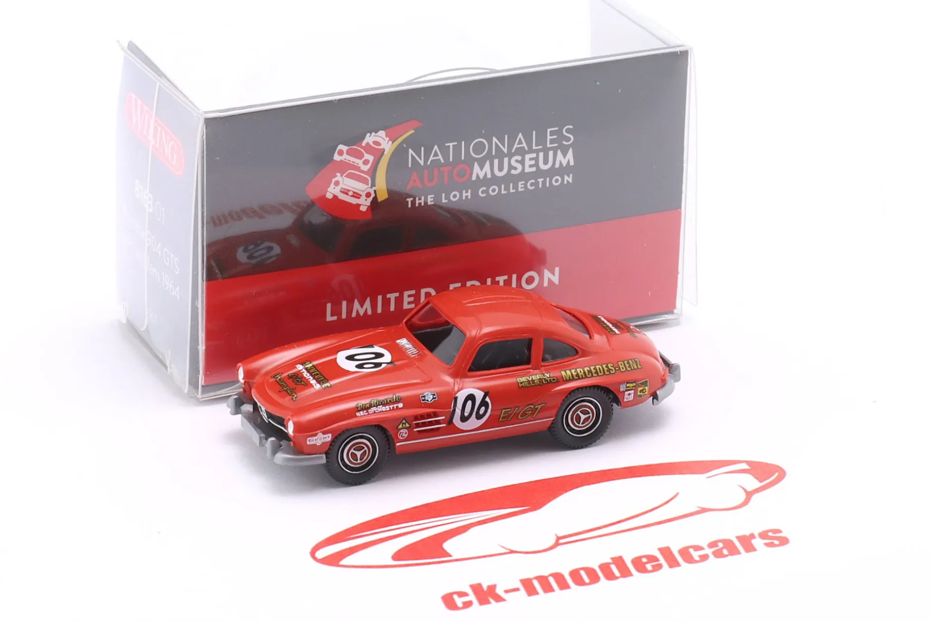 Mercedes-Benz 300 SL Don Ricardo #106 rot 1:87 Wiking