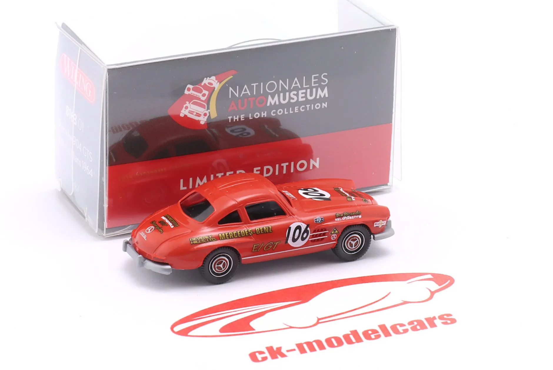 Mercedes-Benz 300 SL Don Ricardo #106 rot 1:87 Wiking