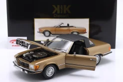 Mercedes-Benz 450 SL (R107) Baujahr 1985 gold metallic 1:12 KK-Scale