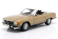 Mercedes-Benz 450 SL (R107) Baujahr 1985 gold metallic 1:12 KK-Scale