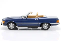 Mercedes-Benz 450SL (R107) EU-Version 1985 blau metallic 1:12 KK-Scale