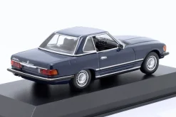 Mercedes-Benz 350 SL (R107) Hardtop Baujahr 1974 blau 1:43 Minichamps