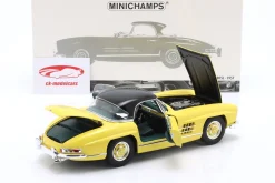 Mercedes-Benz 300SL Roadster (W198) Baujahr 1958 gelb 1:18 Minichamps