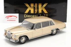 Mercedes-Benz 600 SWB (W100) Baujahr 1963 hellgold metallic 1:18 KK-Scale