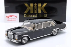 Mercedes-Benz 600 SWB (W100) Baujahr 1963 schwarz 1:18 KK-Scale