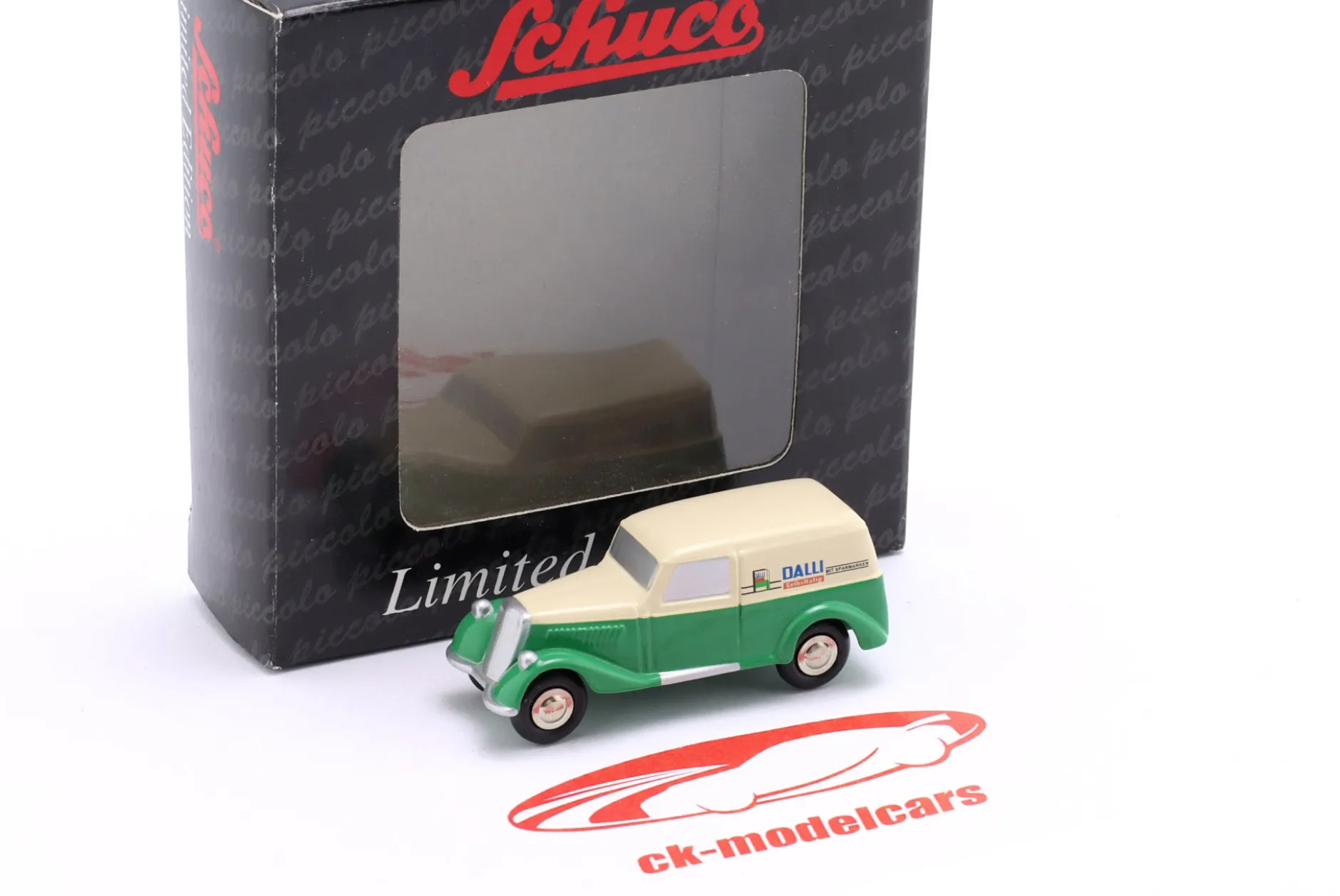 Mercedes-Benz 170V Dalli grün 1:90 Schuco Piccolo