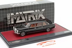 Mercedes-Benz V114 Lang Baujahr 1969 schwarz 1:43 Matrix