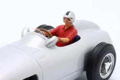 Mercedes-Benz W196 Plain Body Edition Formel 1 1955 mit Fahrerfigur 1:18 WERK83