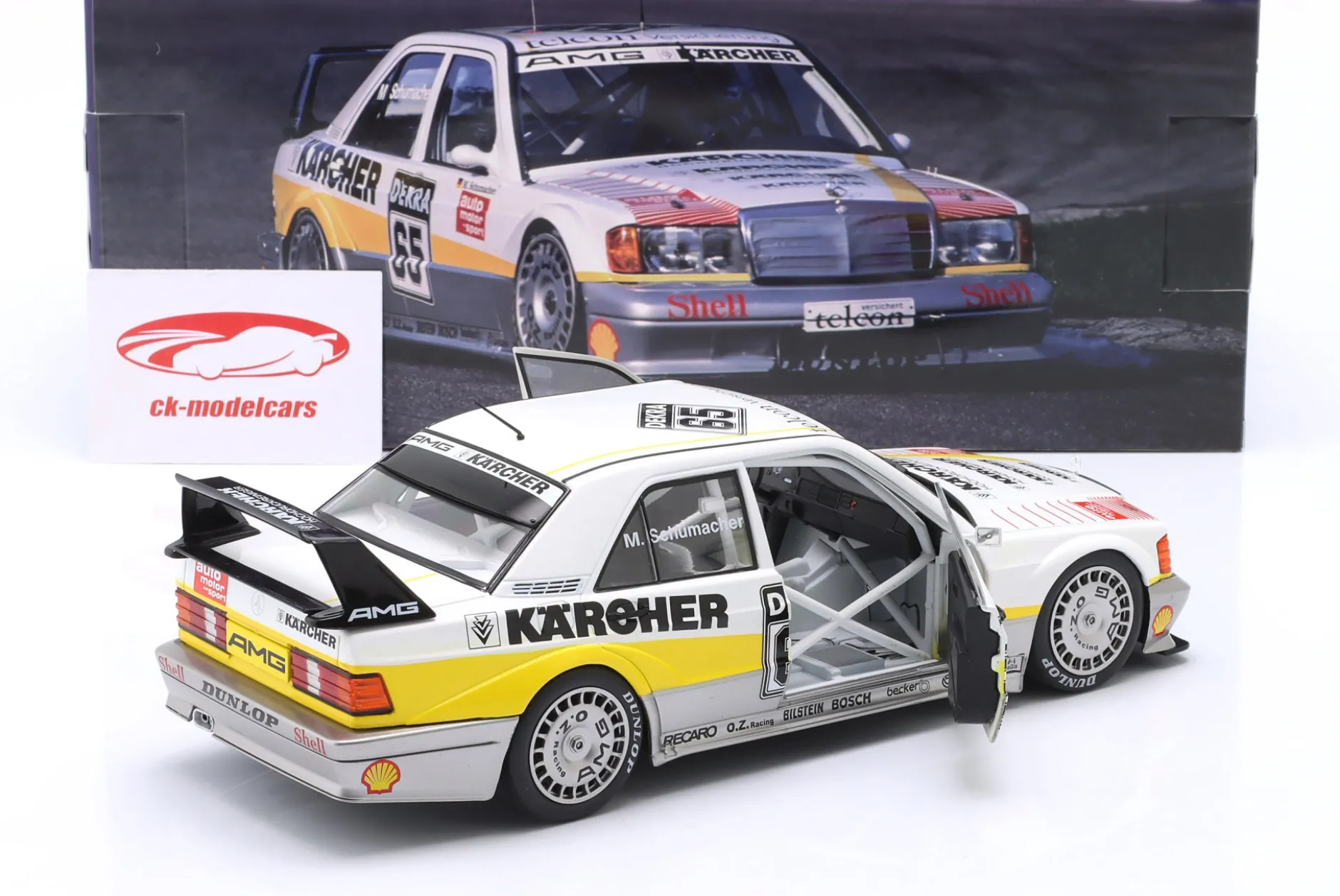 Mercedes 190E 2.5-16 Evo II #65 DTM 1990 Michael Schumacher 1:18 WERK83