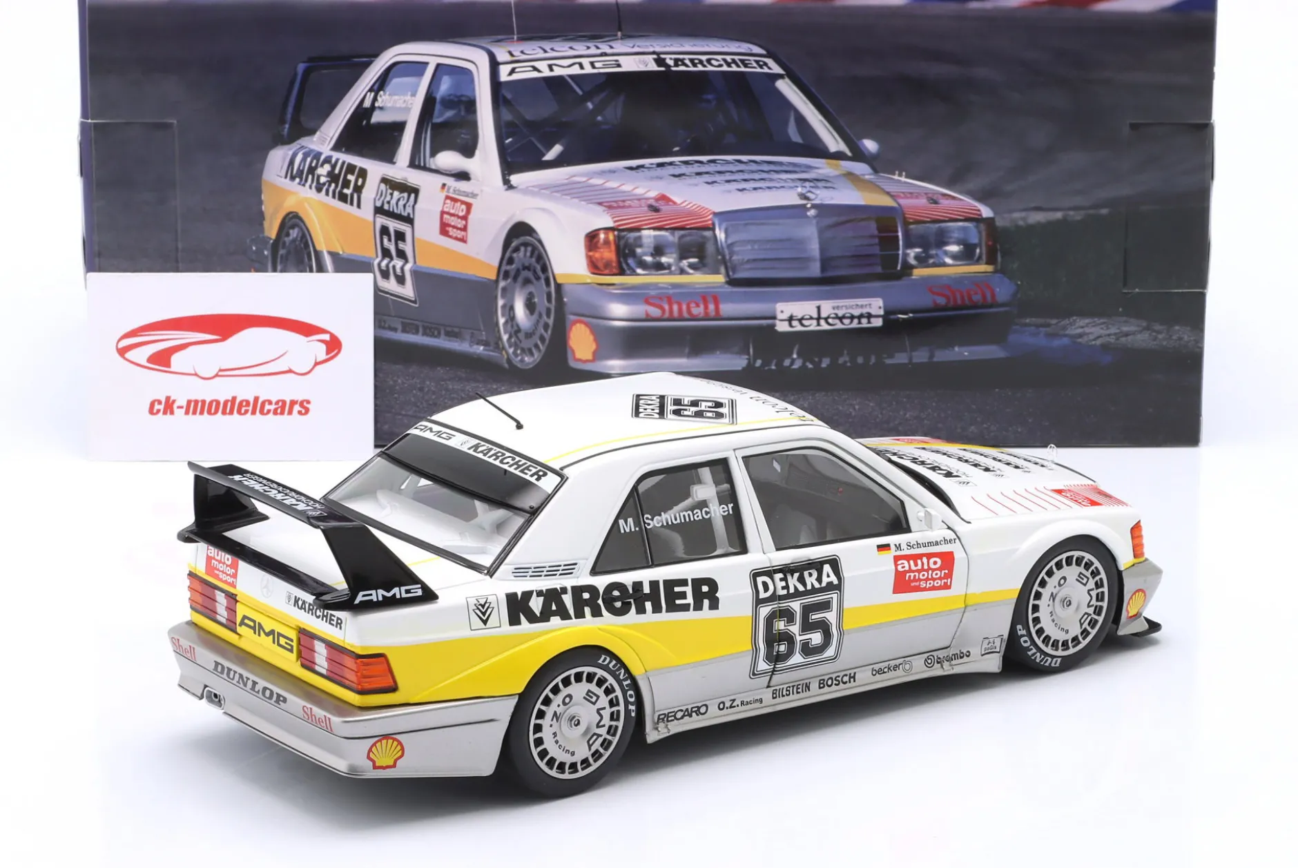 Mercedes 190E 2.5-16 Evo II #65 DTM 1990 Michael Schumacher 1:18 WERK83