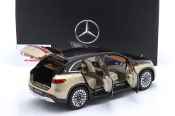 Mercedes-Maybach EQS 680 SUV (Z296) 2024 obsidianschwarz / kalaharigold metallic 1:18 NZG
